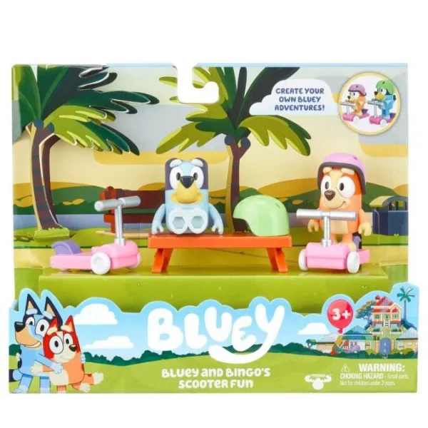 Bluey Zestaw Jazda na hulajnodze