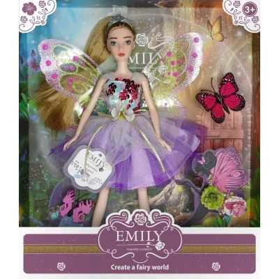 Lalka Emily Wróżka różowa