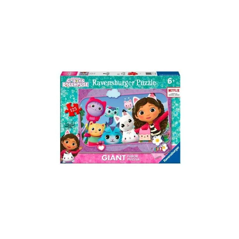 Puzzle 125 elementów Gigant Koci Domek Gabi