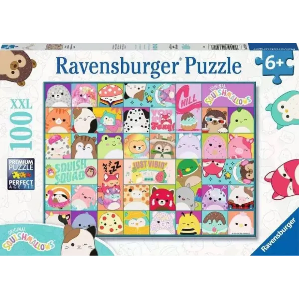 Puzzle 100 elementów Squishmallows