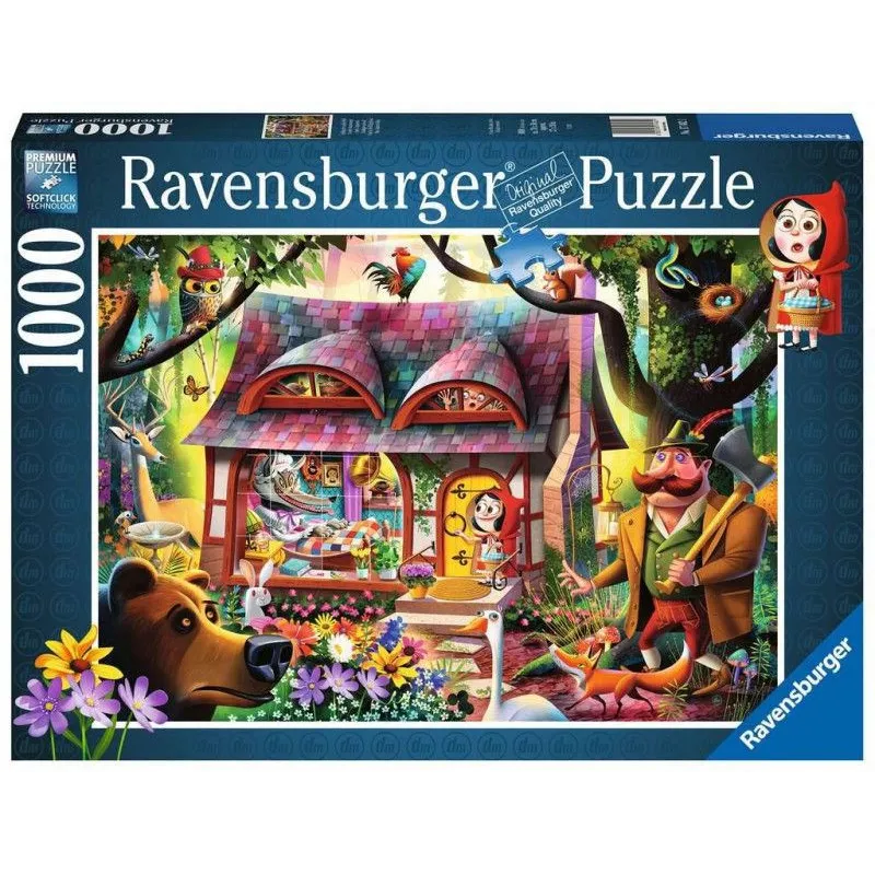 Puzzle 1000 elementów Czerwony Kapturek