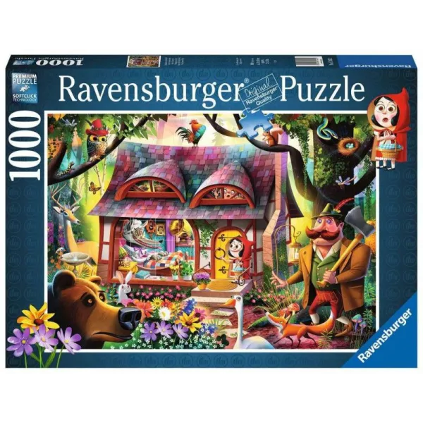 Puzzle 1000 elementów Czerwony Kapturek
