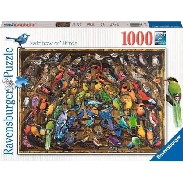 Puzzle 1000 elementów Świat ptaków