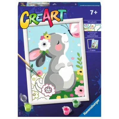 Malowanka CreArt dla dzieci Piękny króliczek