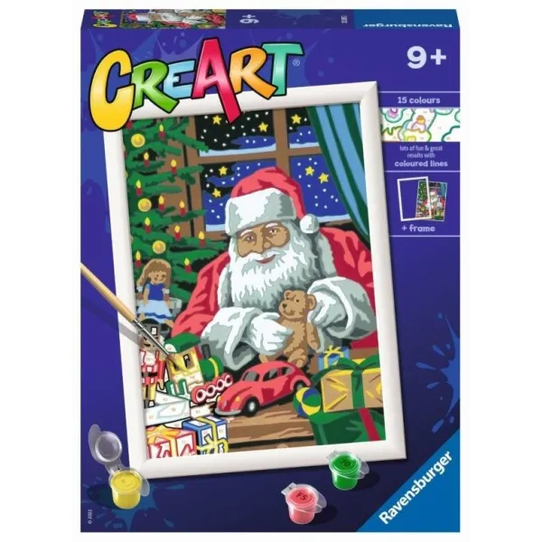 Malowanka CreArt dla dzieci Święty Mikołaj