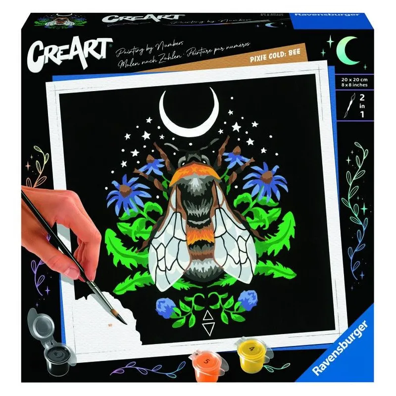 Malowanka CreArt Pixie Cold Edition Pszczoła