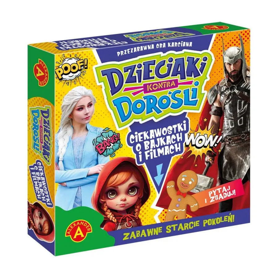 Gra Dzieciaki kontra dorośli - ciekawostki o bajkach i filmach
