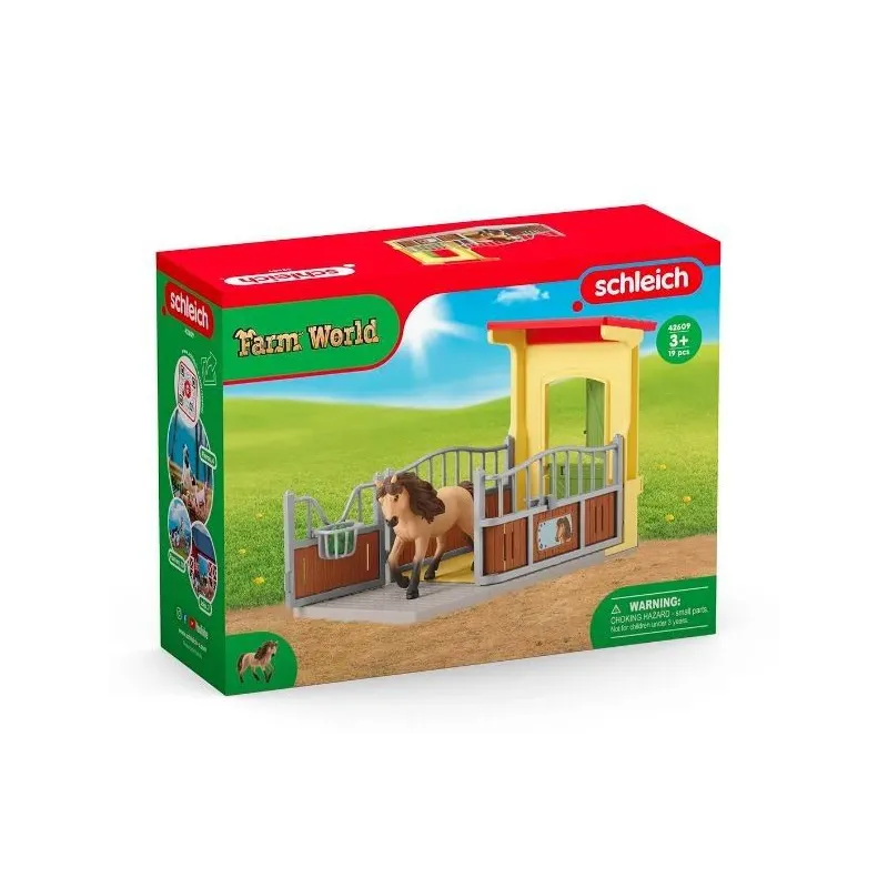 Zestaw z figurką Boks dla kuca islandzkiego