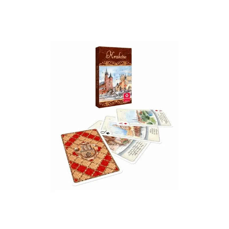 Karty Akwarele Kraków 55 kart