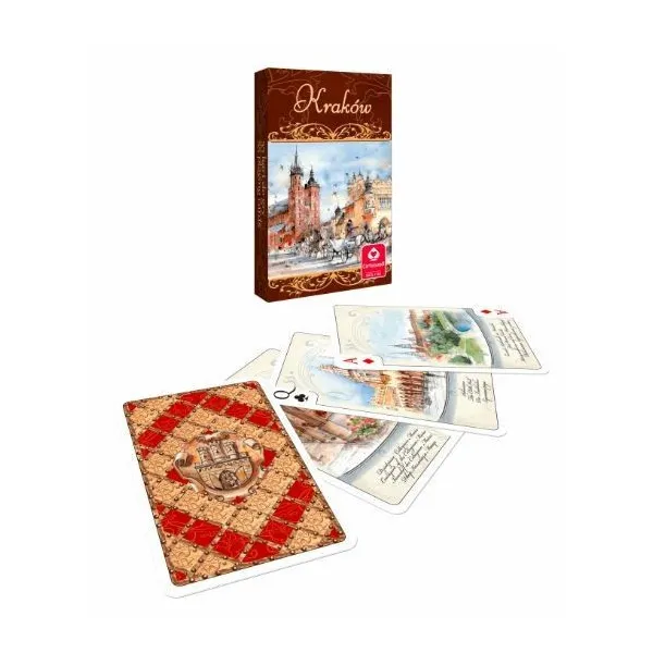 Karty Akwarele Kraków 55 kart