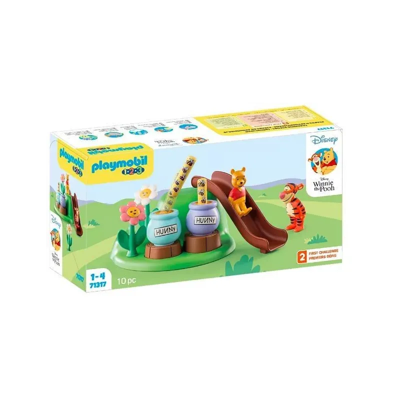 Zestaw z figurkami 1.2.3 Disney 71317 Pszczeli ogród Kubusia Puchatka i Tygrysa