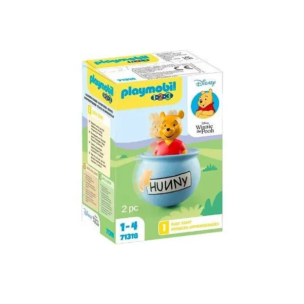 Zestaw z figurką 1.2.3 Disney 71318 Garnek miodu Kubusia Puchatka