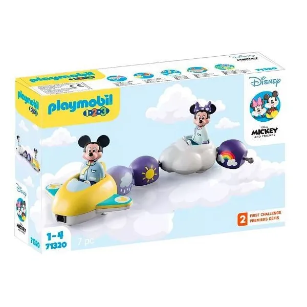 Zestaw z figurkami 1.2.3 Disney 71320 Przejażdżka w chmurach Miki i Minnie