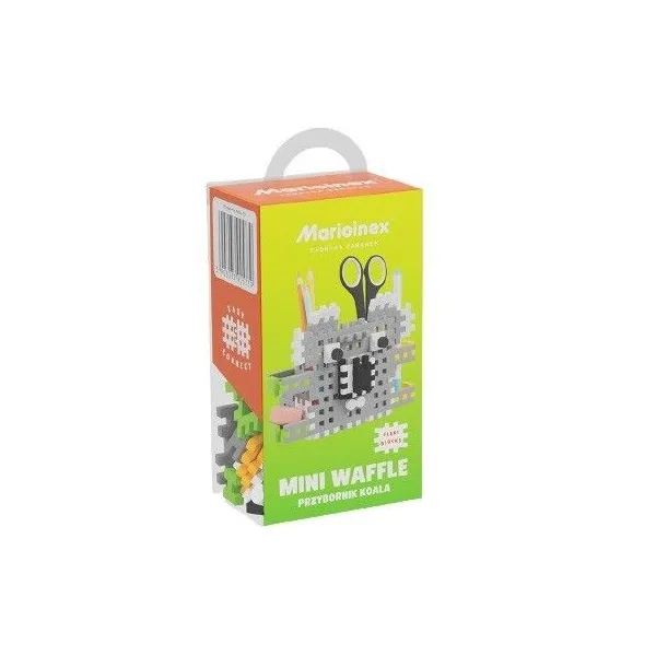 Klocki konstrukcyjne Mini Waffle - Przybornik koala 70 elementów