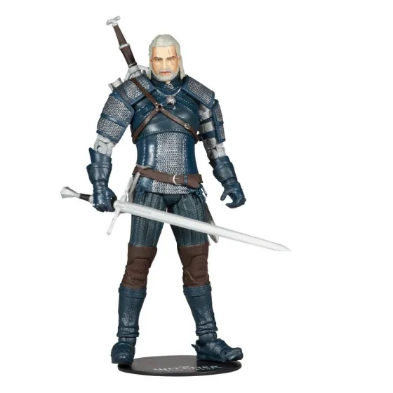 Figurka Wiedźmin 3 Geralt z Rivii (Zbroja Żmiji Teal Dye)