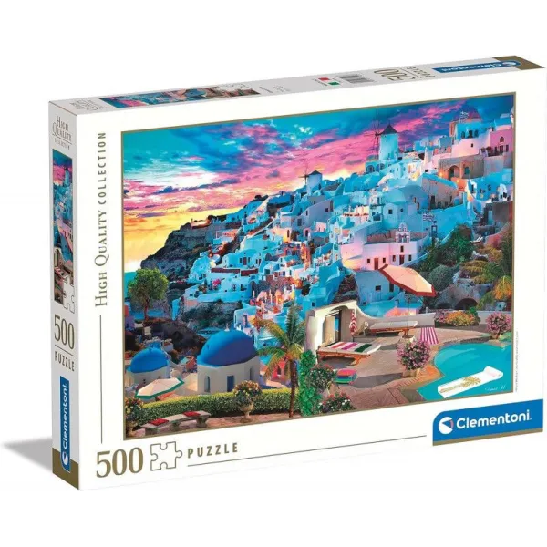Puzzle 500 elementów Grecja widok
