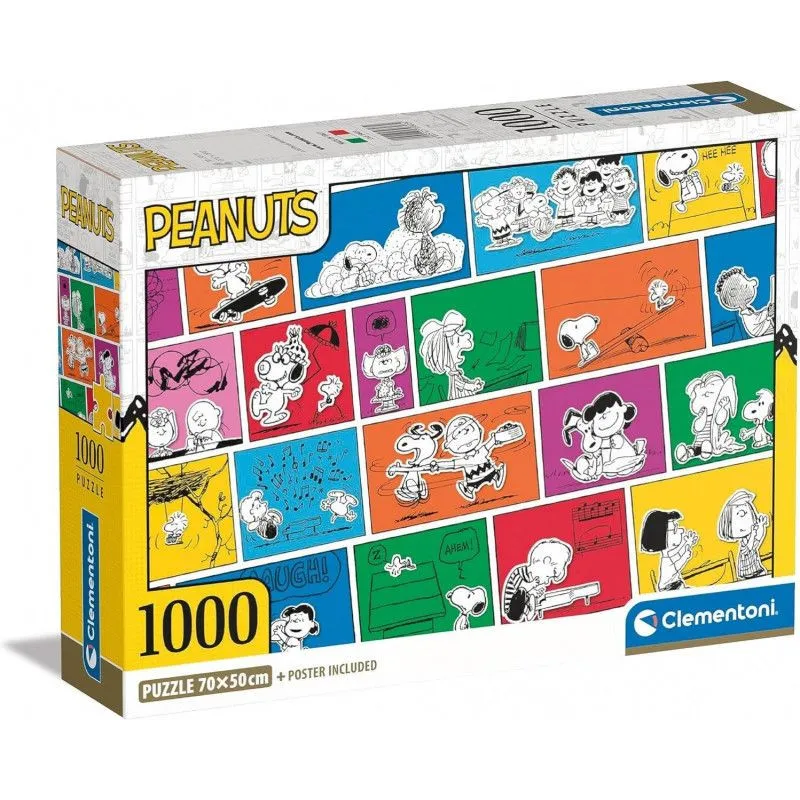 Puzzle 1000 elementów Compact Peanuts Fistaszki