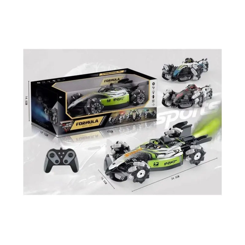 Pojazd Formuła 1 R/C światło, dźwięk, para USB