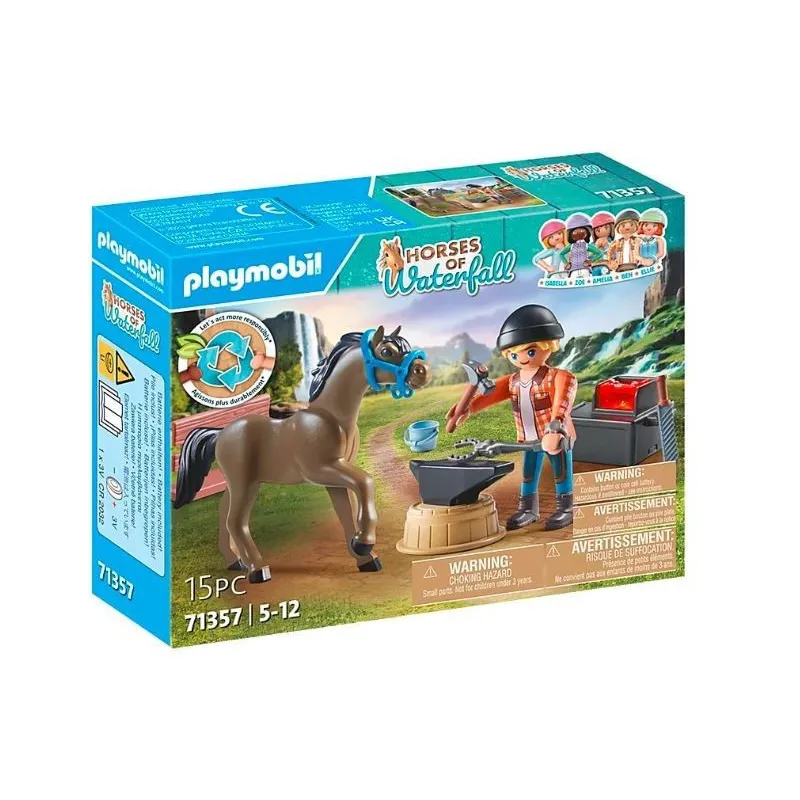 Zestaw z figurkami Horses 71357 Kowal Ben i Achilles