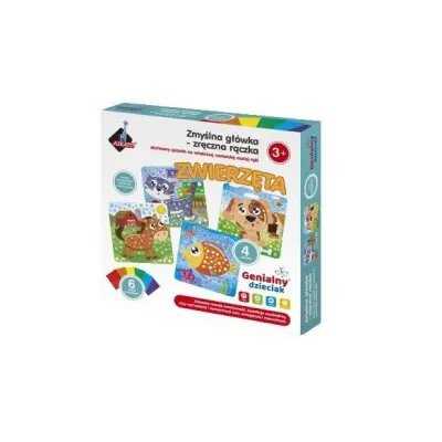 Wyklejanka Genialny Dzieciak Zręczna rączka - Zwierzęta