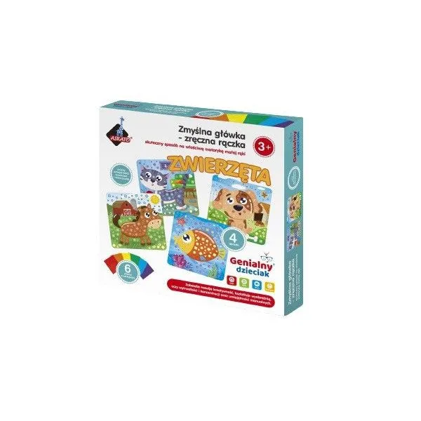 Wyklejanka Genialny Dzieciak Zręczna rączka - Zwierzęta