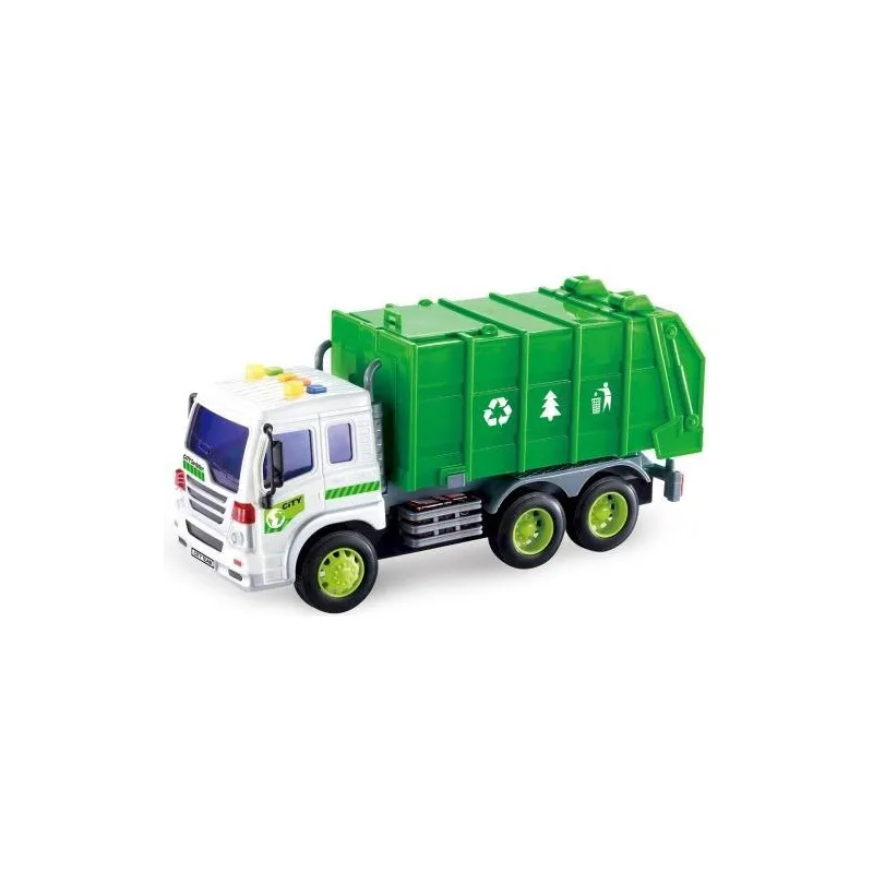 Śmieciarka - światło i dźwięk