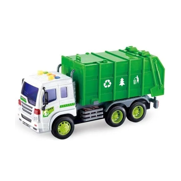 Śmieciarka - światło i dźwięk