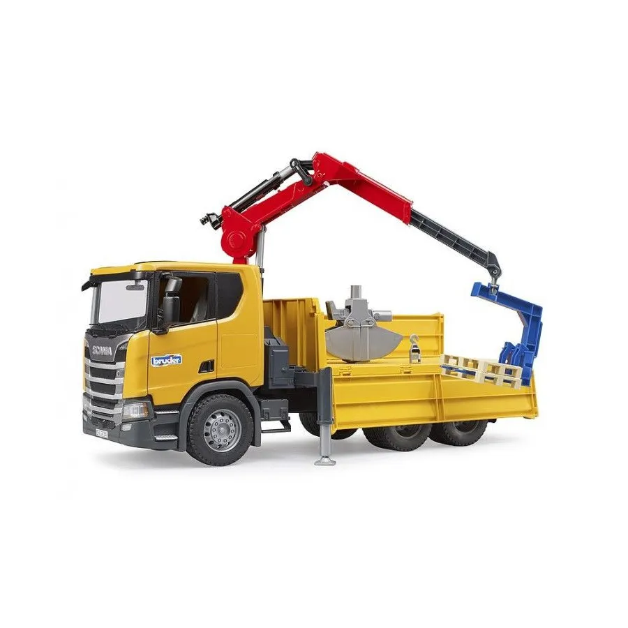 Pojazd Scania Super 560R Ciężarówka z dźwigiem i paletami
