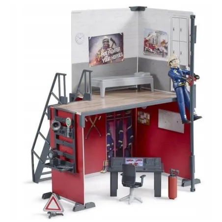 Zestaw figurek Remiza strażacka