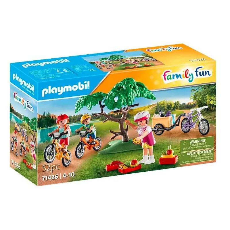 Zestaw z figurkami Family Fun 71426 Wycieczka rowerami górskimi
