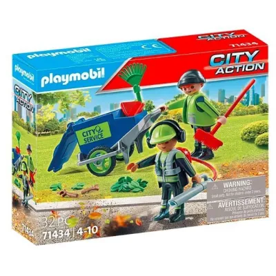 Zestaw z figurkami City Action 71434 Zespół sprzatający miasto