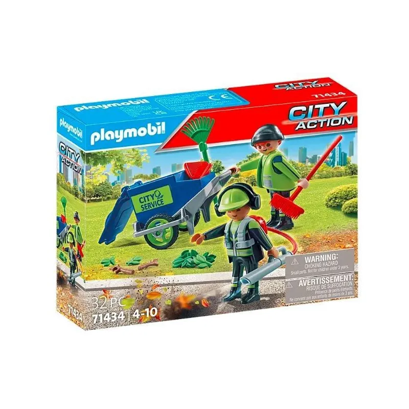Zestaw z figurkami City Action 71434 Zespół sprzatający miasto