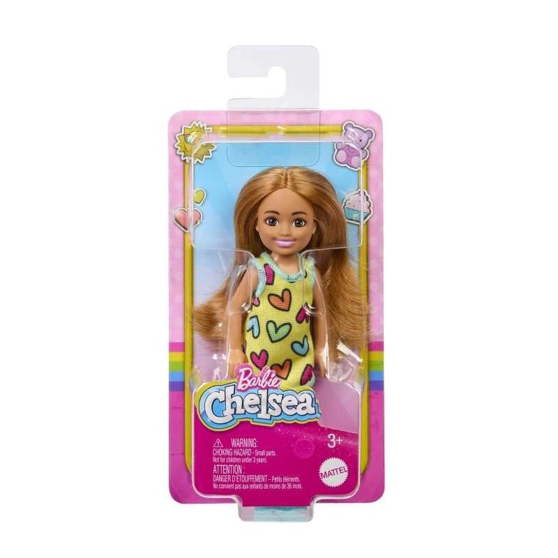 Lalka Barbie Chelsea Sukienka w serca