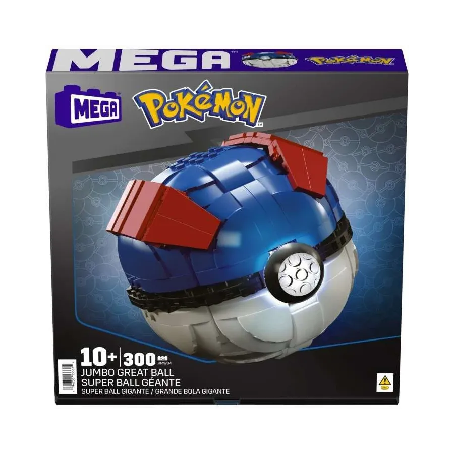 Zestaw konstrukcyjny Mega Construx Duży Great ball Pokemon