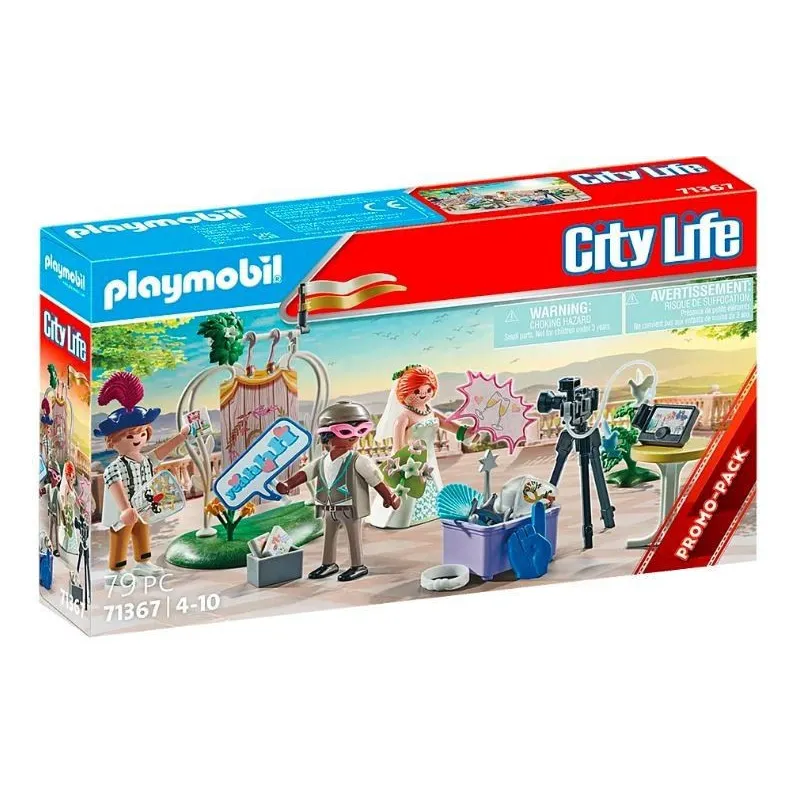 Zestaw z figurkami City Life 71367 Ślubna fotobudka