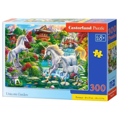 Puzzle 300 elementów Unicorn Garden Jednorożec