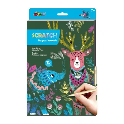 Wydrapywanka A4 - Magiczne zwierzęta