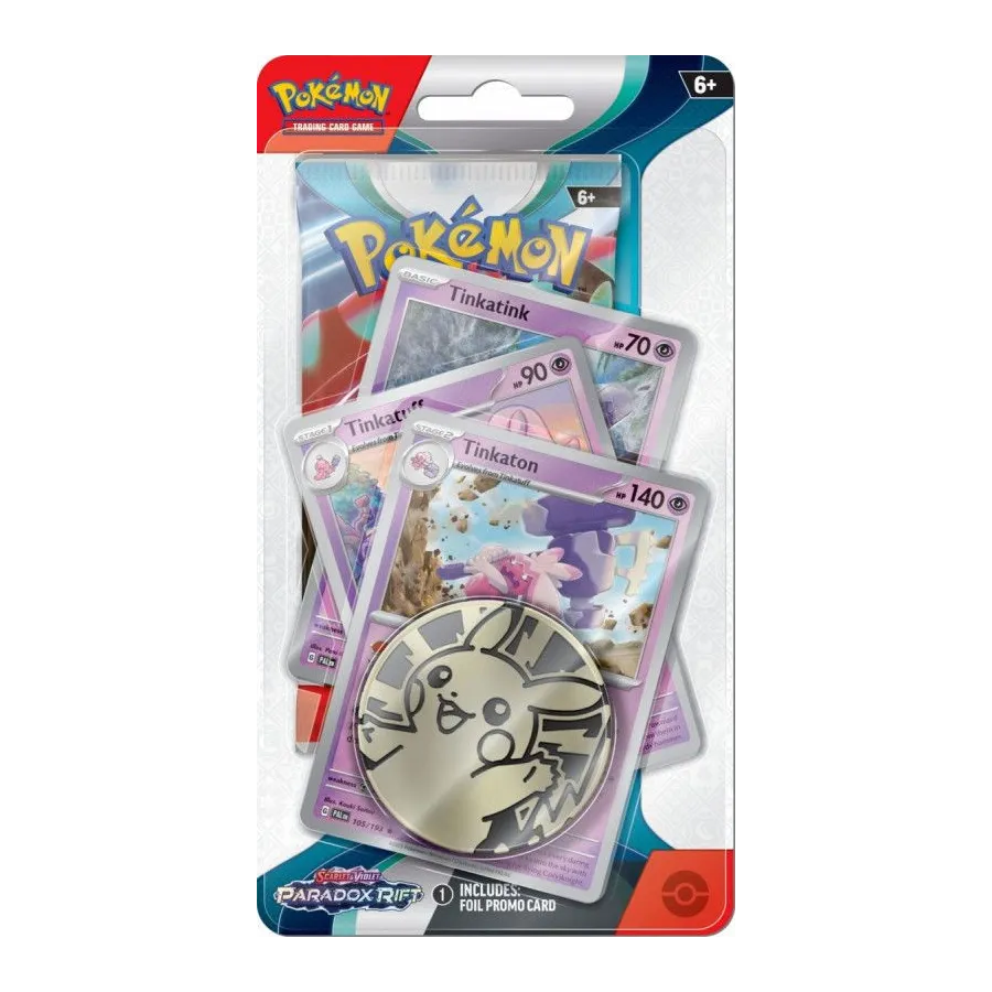 Pokemon karty Paradox Rift Premium Checklane Tinkaton