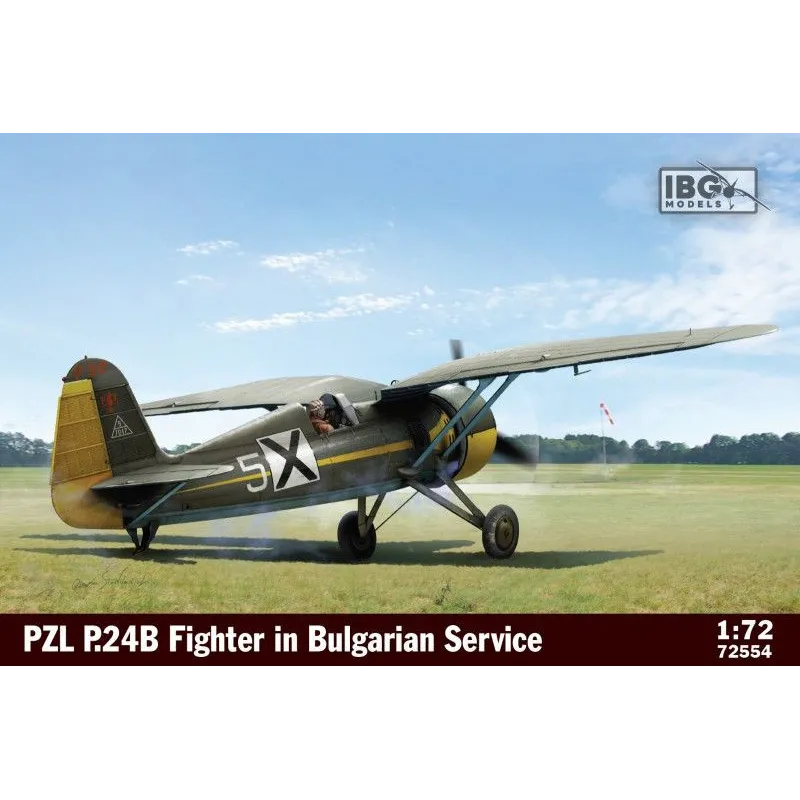 Model plastikowy PZL P24B Fighter in Bulgarian Service 1/72
