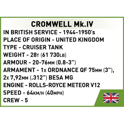 Cobi 3091 klocki Cromwell Mk.IV Historical Collection