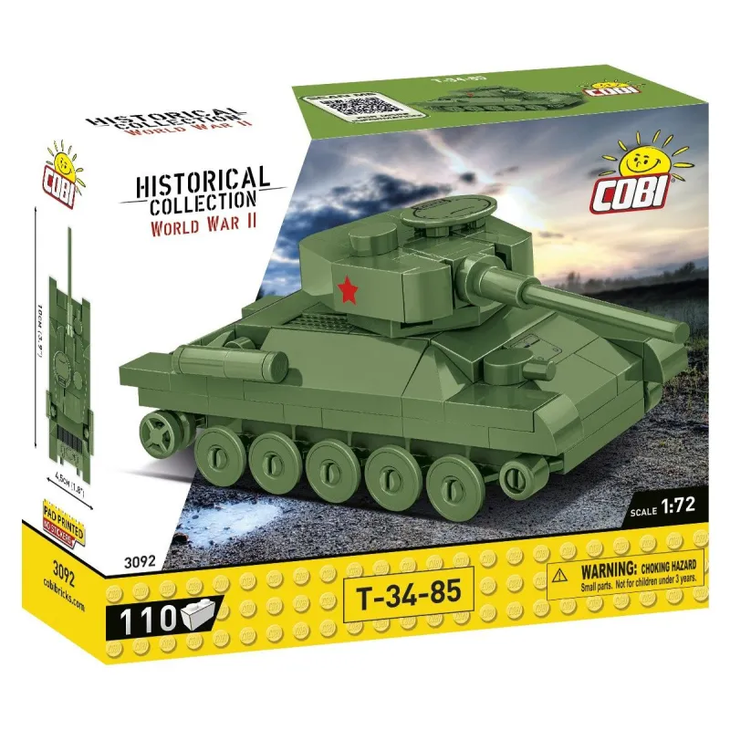 Cobi 3092 klocki T-34-85 Historical Collection
