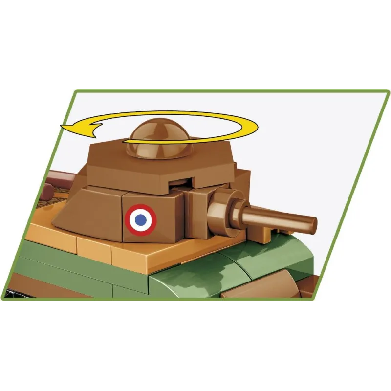 Cobi 3093 klocki Somua S-35 Historical Collection