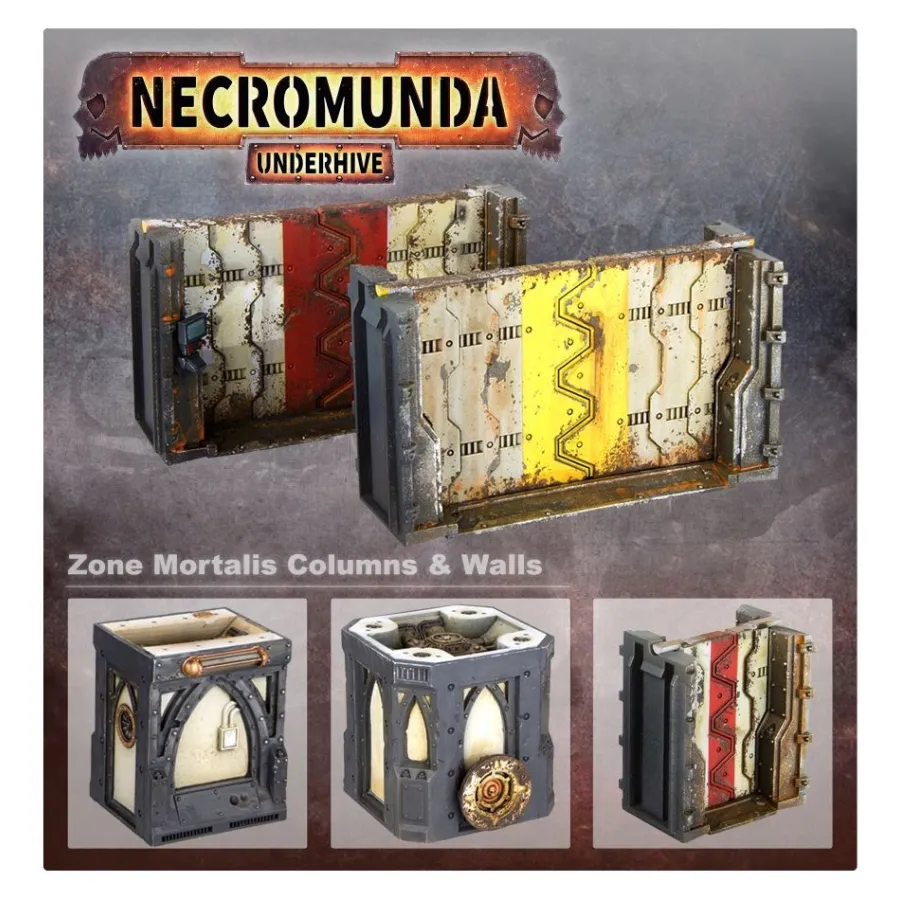 Warhammer Necromunda Zone Mortalis Columns and Walls