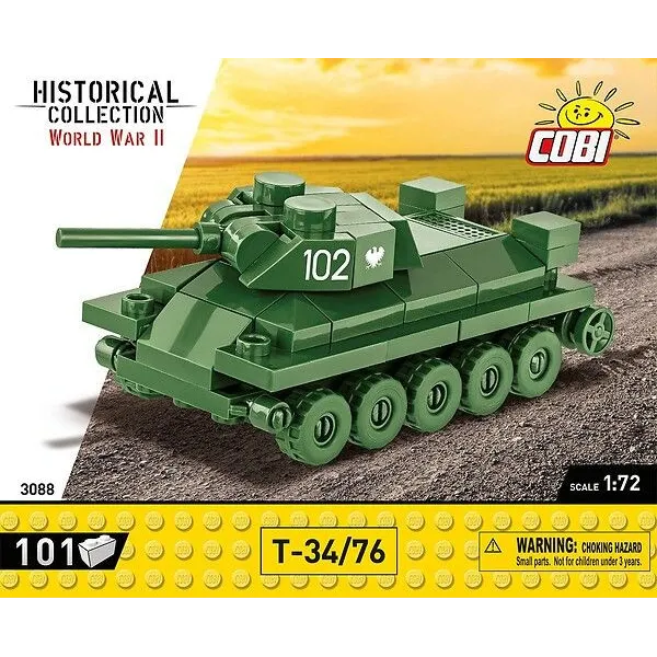 Cobi 3088 klocki T-34/75 Historical Collection