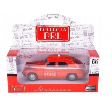 Pojazd PRL Warszawa M-20 Straż