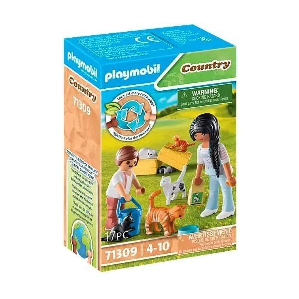Zestaw z figurkami Country 71309 Rodzina kotków