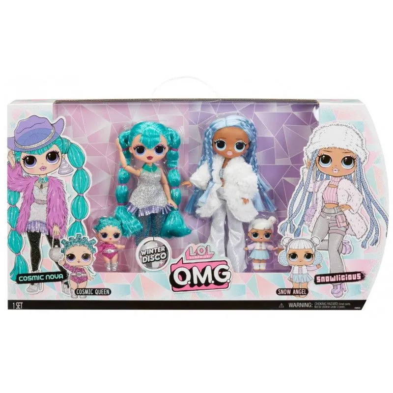 Zestaw lalek L.O.L. Surprise Winter Disco OMG Cosmic Nova & Snowlicious