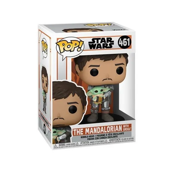 Figurka Star Wars The Mandalorian POP! - Mandalorian & Grogu (461)