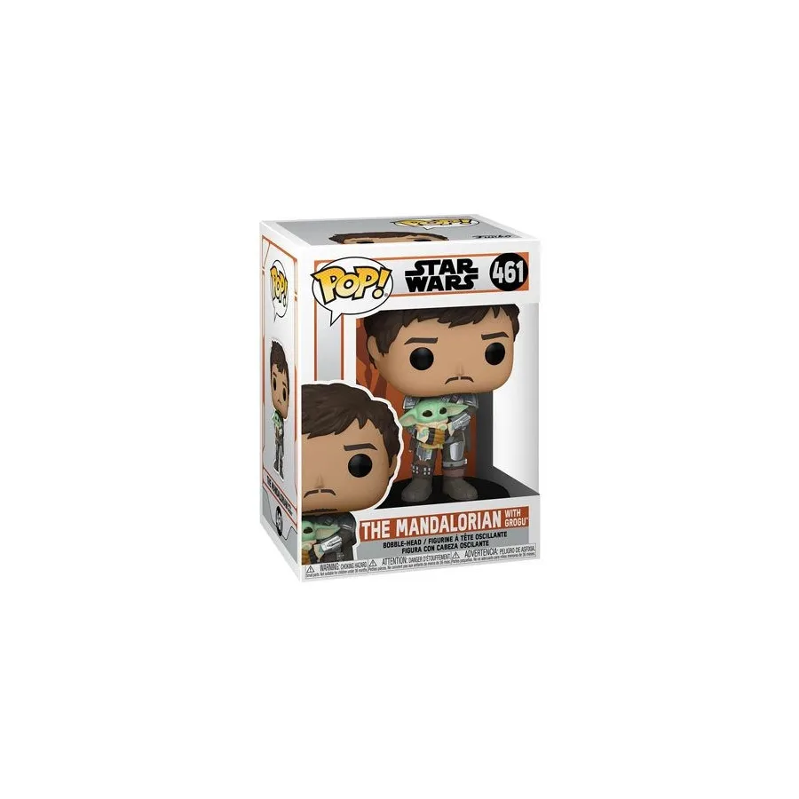 Figurka Star Wars The Mandalorian POP! - Mandalorian & Grogu (461)