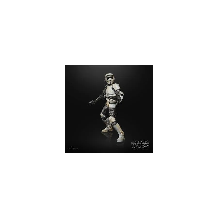 Figurka Star Wars The Mandalorian F2871 Black Series Carbonized - Scout Trooper